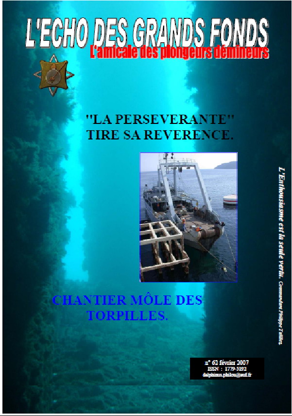 L'Echo des Grands Fonds N°62 - Bulletin de l'Amicale des Plongeurs Démineurs